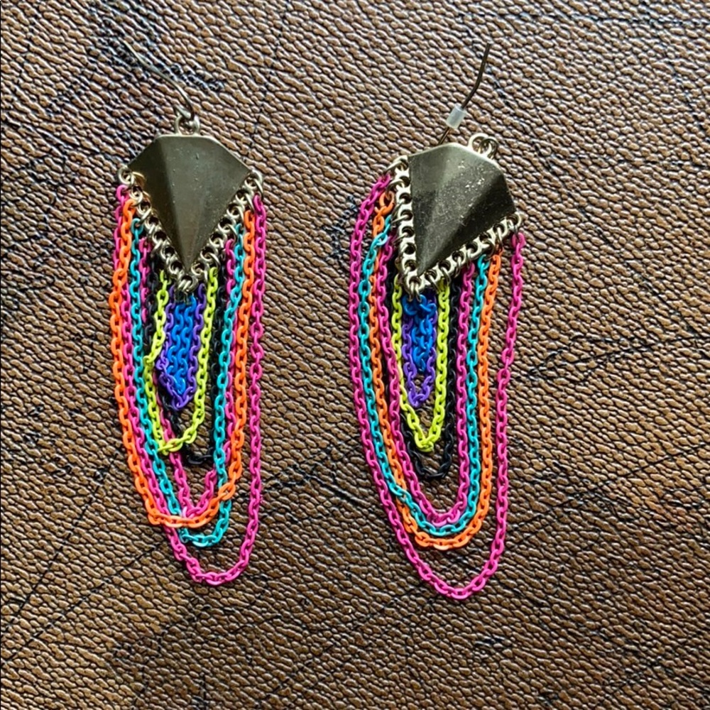 Dangly bead earrings